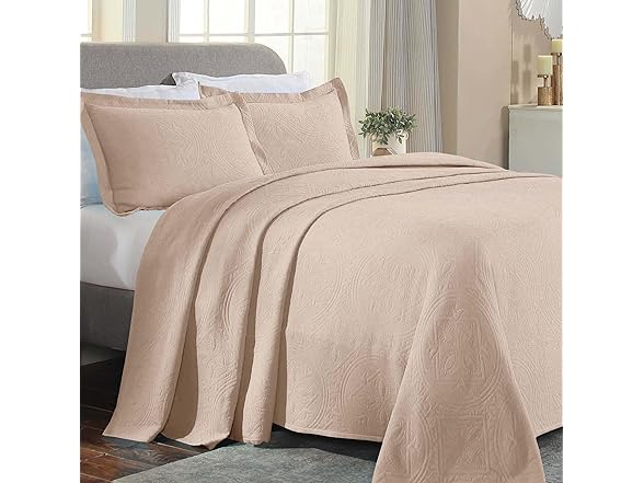 Superior Cotton Matelass Bedspread Set, Celtic Circles