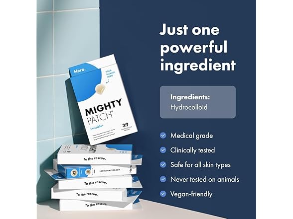 3PK Mighty Patch™ Invisible+ (24 Medium & 15 Small)