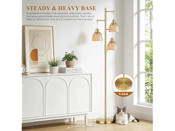 ROTTOGOON 3 Light Floor Lamps