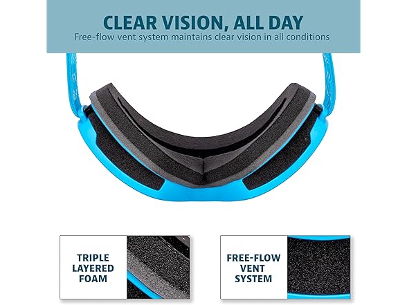 Yukon Charlie's Headwall Adult Snow Goggles