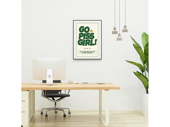 DFAIUY Go Piss Girl Art Print