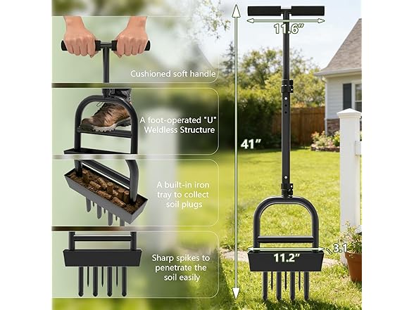 COZEER Lawn Aerator Tool
