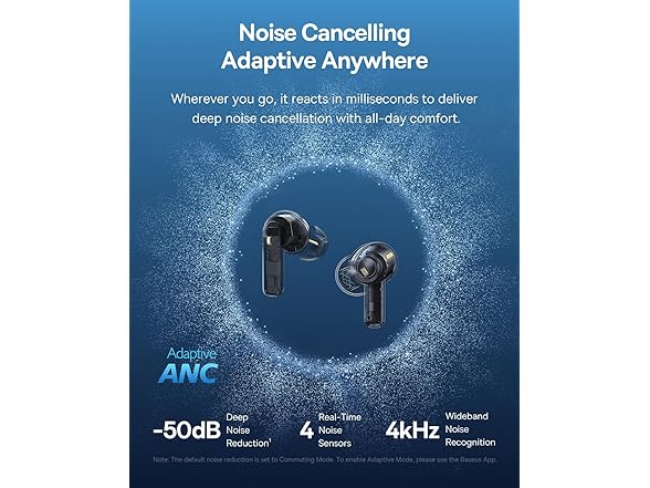 Baseus Bass BP1 Pro Noise Cancelling Wireless Earbuds