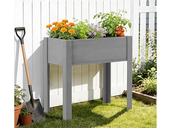 SoliWood BC075525010165 Raised Garden Bed with Legs (Open Box)