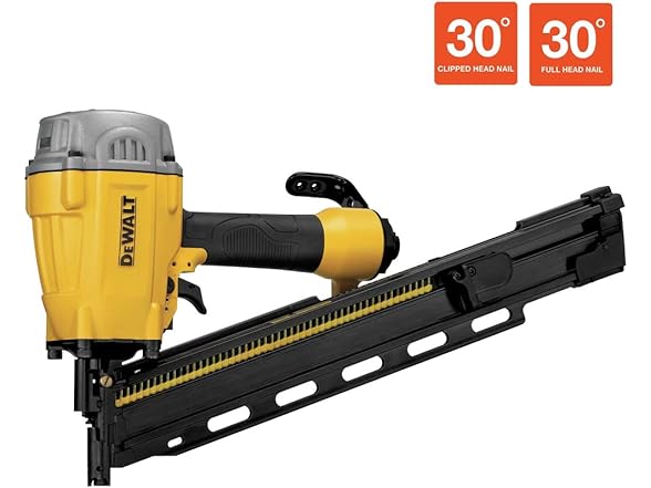 DEWALT DWF83PL 21 Degree Framing Nailer Pneumatic
