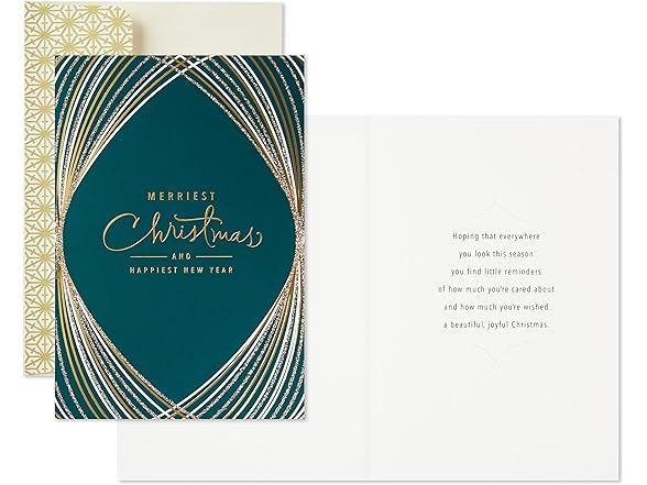 Hallmark Boxed Christmas Cards, Merriest