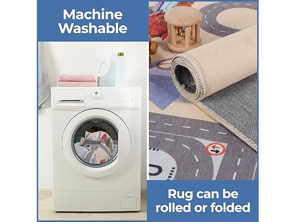 Superior 2X3RUG-ROAD-BL 2'x3' Cream