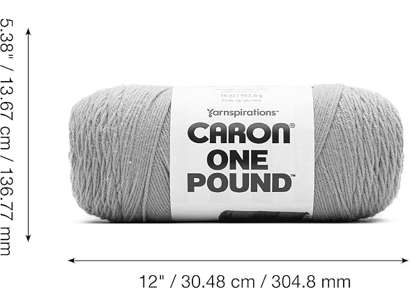 Caron One Pound Solids Yarn, 16oz, Gauge 4