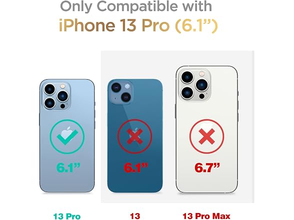 GVIEWIN for iPhone 13 Pro Case 6.1 Inch