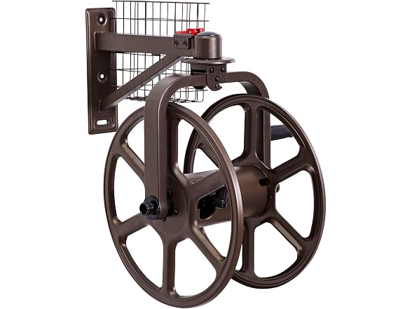Liberty Garden Single Arm Hose Reel, Bronze