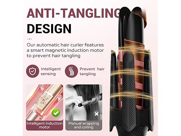 Auto Rotating Hair Curler