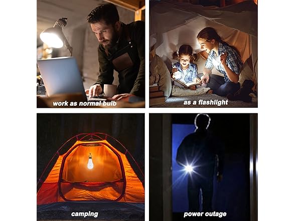 Rechargeable LED Emergency Light 4-Pack