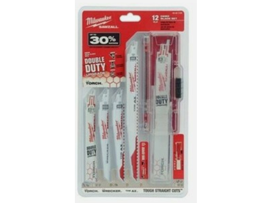 $28.99, Was $41.94, 30% Off! Milwaukee 49-22-1129 Sawzall Recip Blades 12 Pc dealfomo