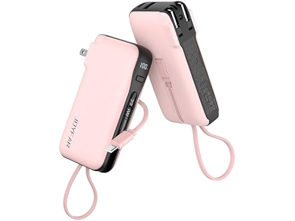 JOYFAR 10k mAh 22.5W Portable Charger w/ Cable & Plug