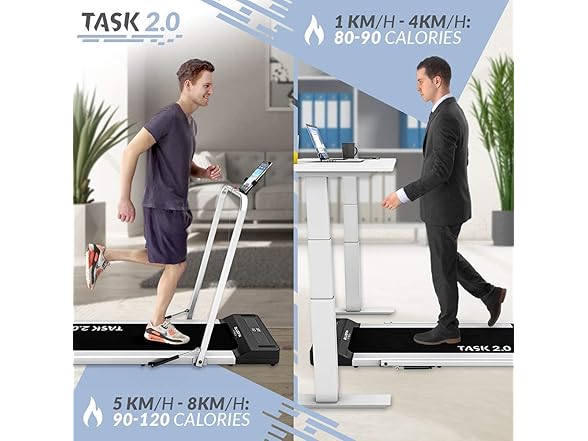 Bluefin Task 2.0 2-in-1 Desk Treadmill
