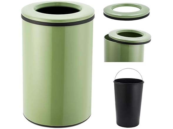 PrecisionAuto Trash Can,10.6 Gallon (40 l)