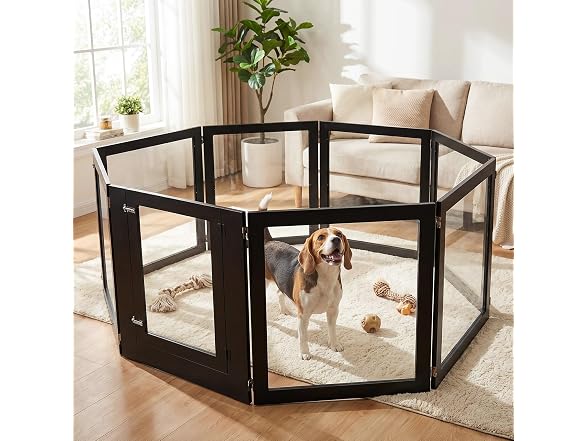 RYpetmia Heavy Duty Clear Acrylic Dog Playpen for - Gallery 8