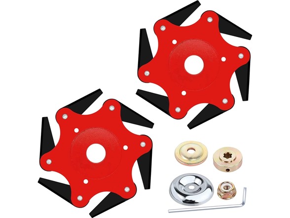 2Pcs 6-Steel Razors Trimmer