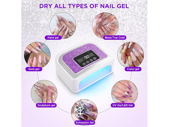 Aedavey UV Nail Lamp
