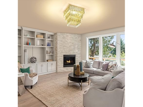 Waneway 3 Tier Chandelier Shade Gold