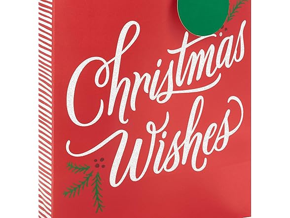 Hallmark 13" Large Christmas Gift Bag with Tissue