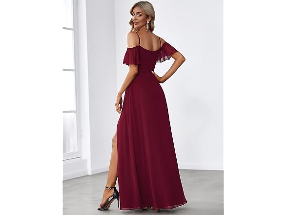 Ever-Pretty Women (16) V Neck Sequin Tulle Us12