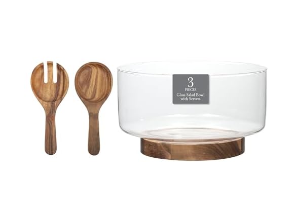 Gibson Elite Gibson Elite Wildgreens Large Glass Salad B