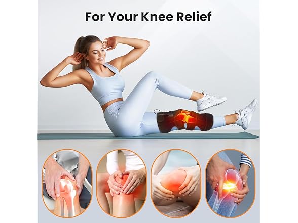 WoloyHeatie Knee Massager with Heat
