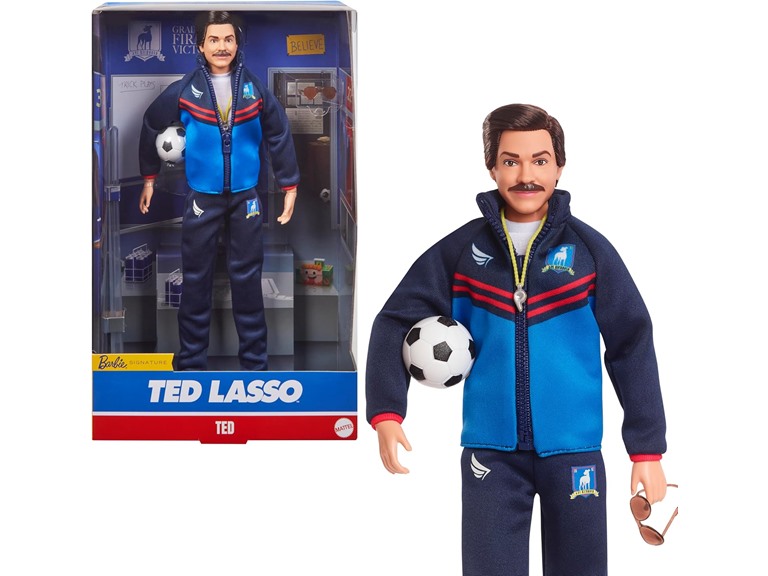 Barbie, Ted Lasso in Blue Tracksuit