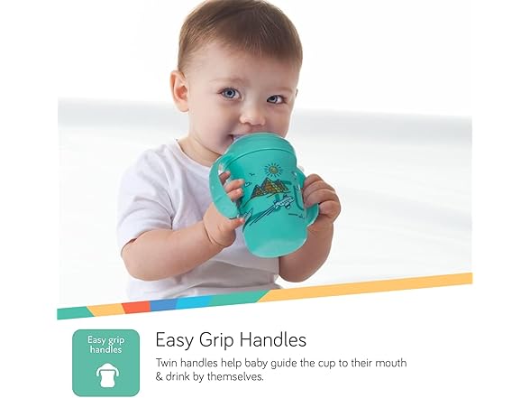 Nuby No-Spill Two Handle Baby’s First Soft Spout Cup