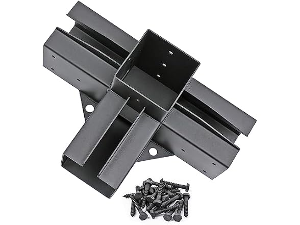 Pergola Brackets 4-Way Right Angle