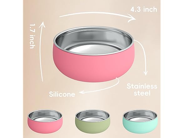 Bella's Friends Stainless Steel Baby Bowls