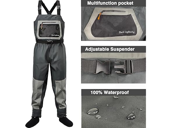 Breathable Pro Insulated Chest Waders