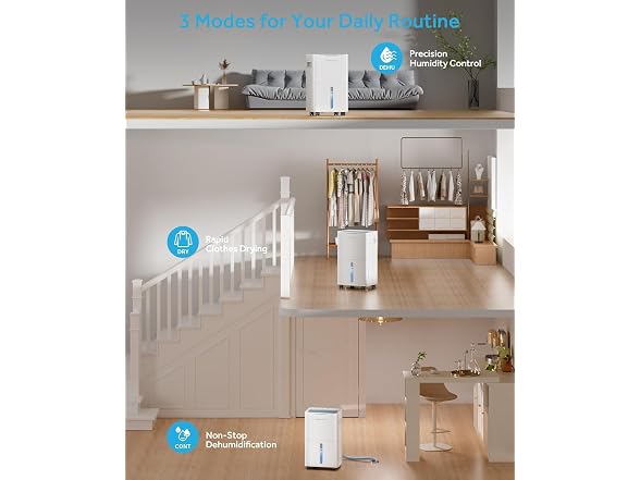 Dravonic 1500 Sq.Ft Dehumidifier