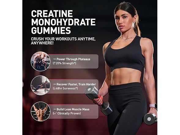 Creatine Gummies for Women & Men