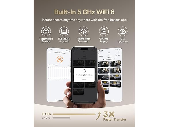 Baseus VD1 Pro Solar Dash Cam | 4K+1080P