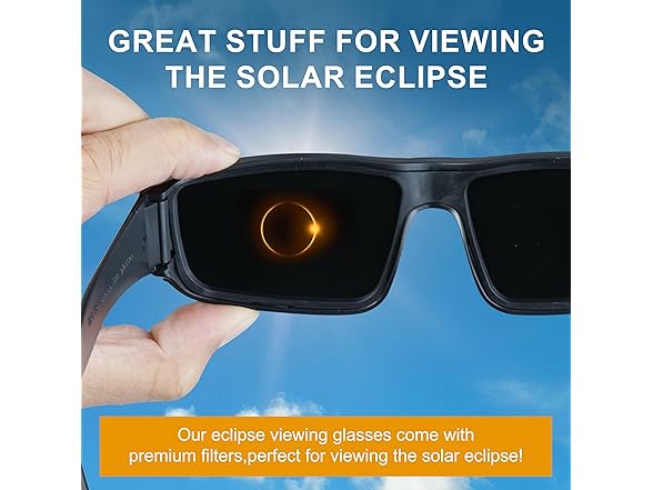 QONBINK QONBINK Solar Eclipse Glasses NASA Appr