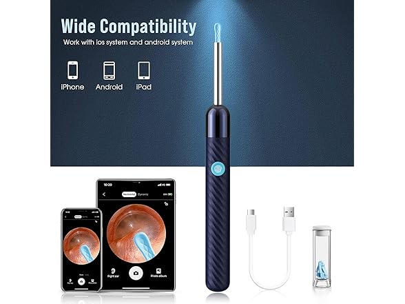Earwax Remover Tool with 8 Pcs Ear Set