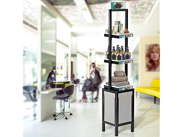 Azar Retail Display Tower with 3 Tiers