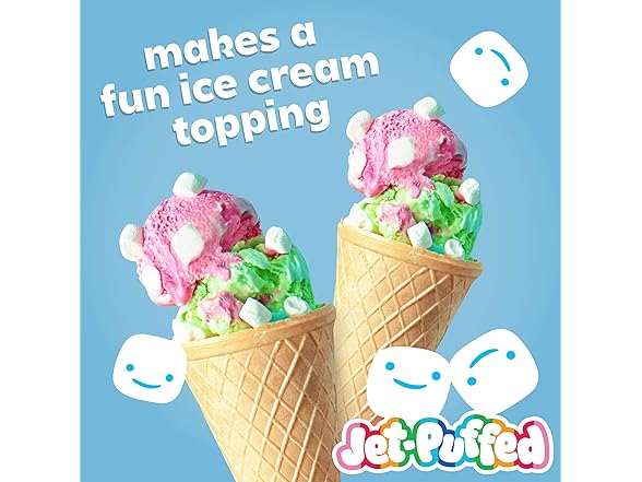 Jet-Puffed Marshmallow Bits, Vanilla, 3 Ounce