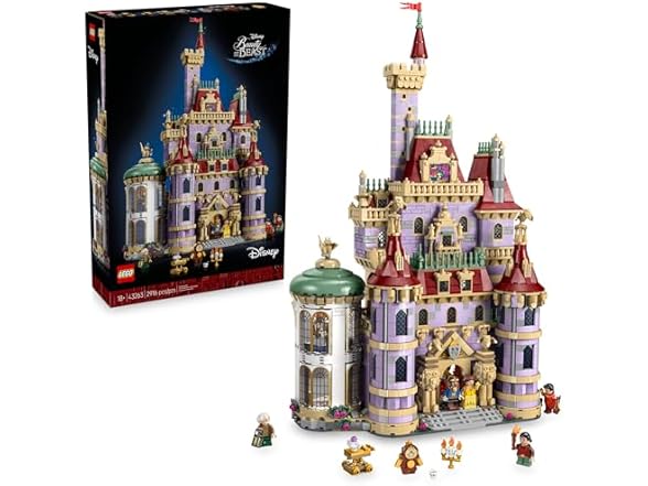 LEGO Disney Princess Beauty and The Beast Castle Building Set