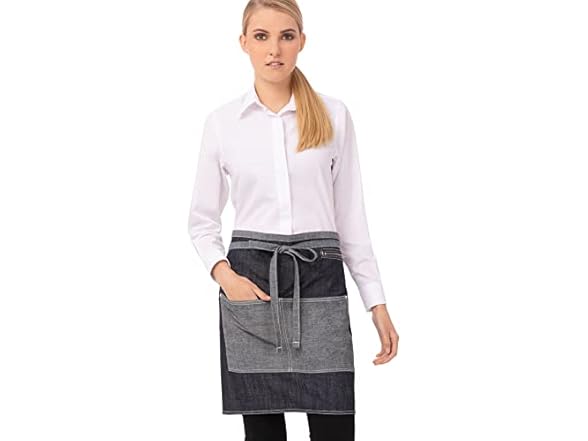 Chef Works Manhattan Half Bistro Apron