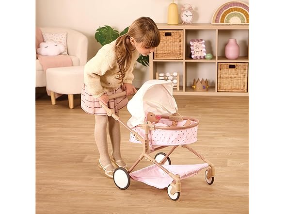 LullaBaby – 14-Inch Doll & Twin Stroller