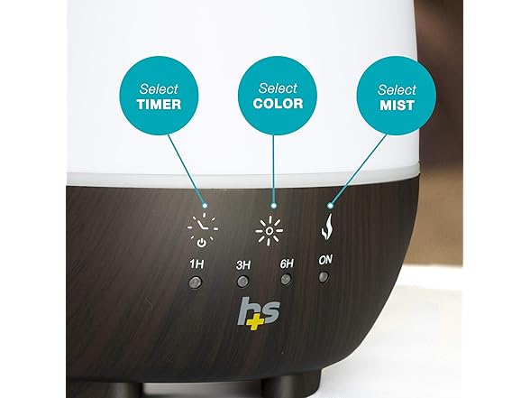 HealthSmart 500ML Essential Oil Diffuser