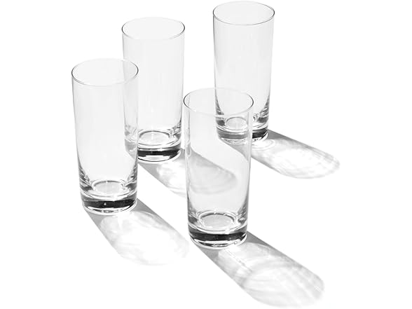 Oneida  5 Oclock Hiball Glasses, Set Of 4