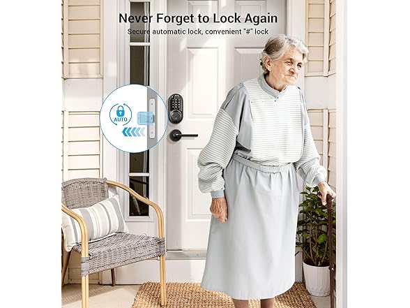 Veise RZ06 Smart Lock for Front Door