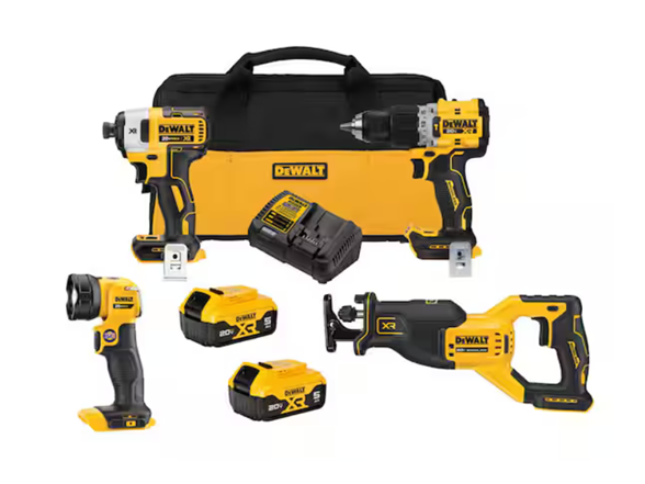 DEWALT DCK427D2 4-Tool Brushless Tool Combo Kit