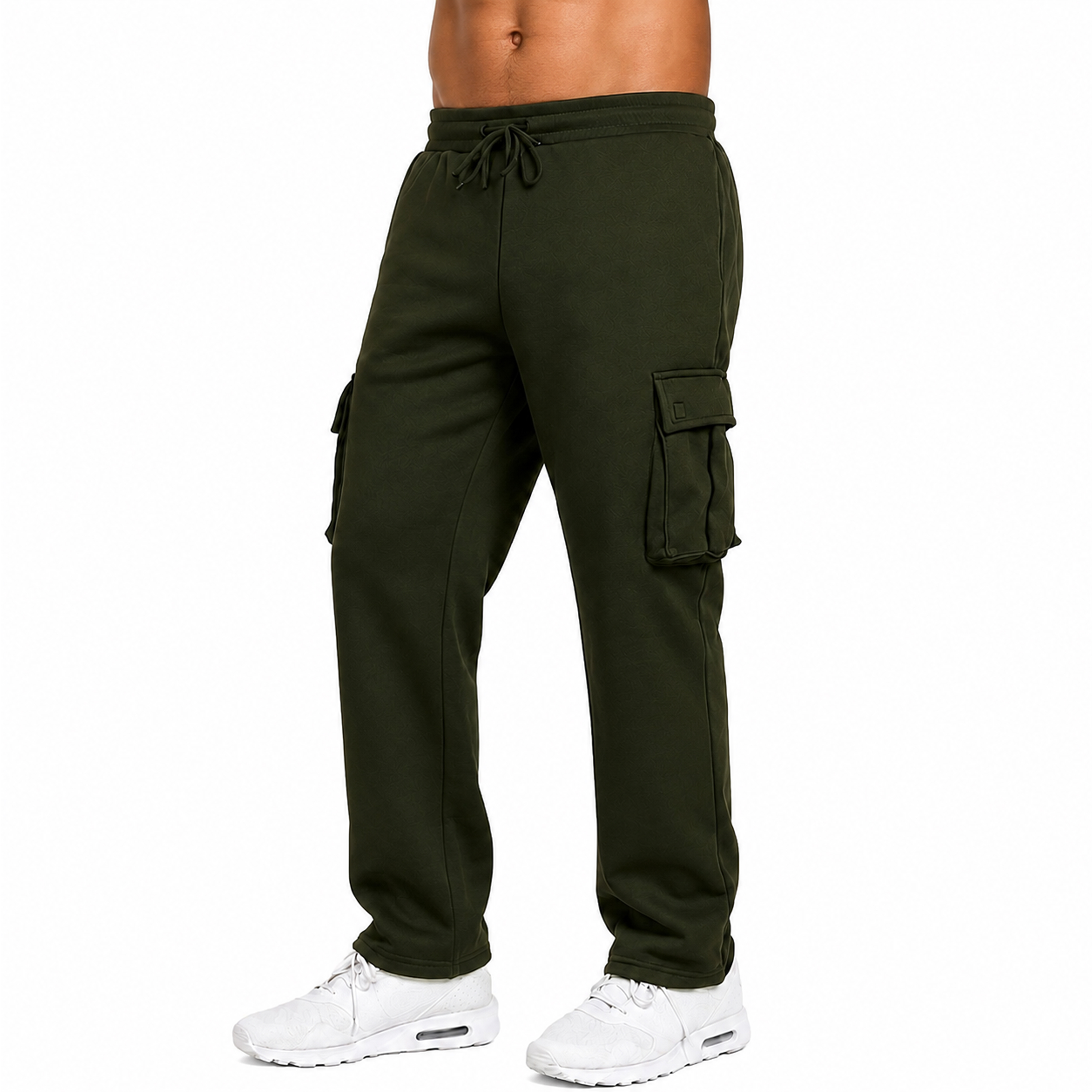3Pk Mens Open Bottom Fleece Sweatpants - Gallery 27