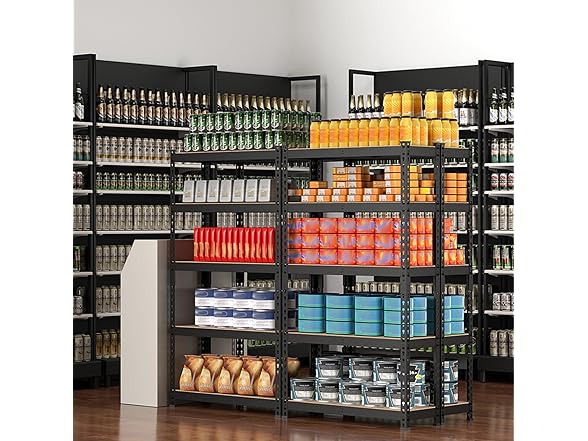 WORKPRO 5-Tier Steel Shelf 27x11x60