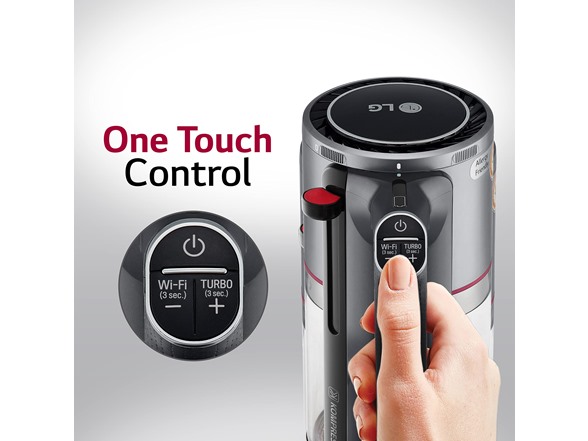 LG CordZero A926KSM Kompressor Cordless Stick Vacuum, Matte Silver